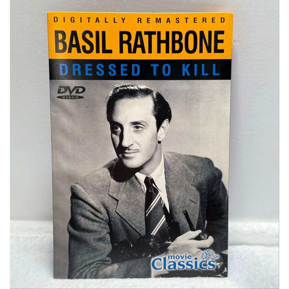 Basil Rathbone Dressed to Kill DVD 1946 Sherlock Holmes Movie Classics Remaster
